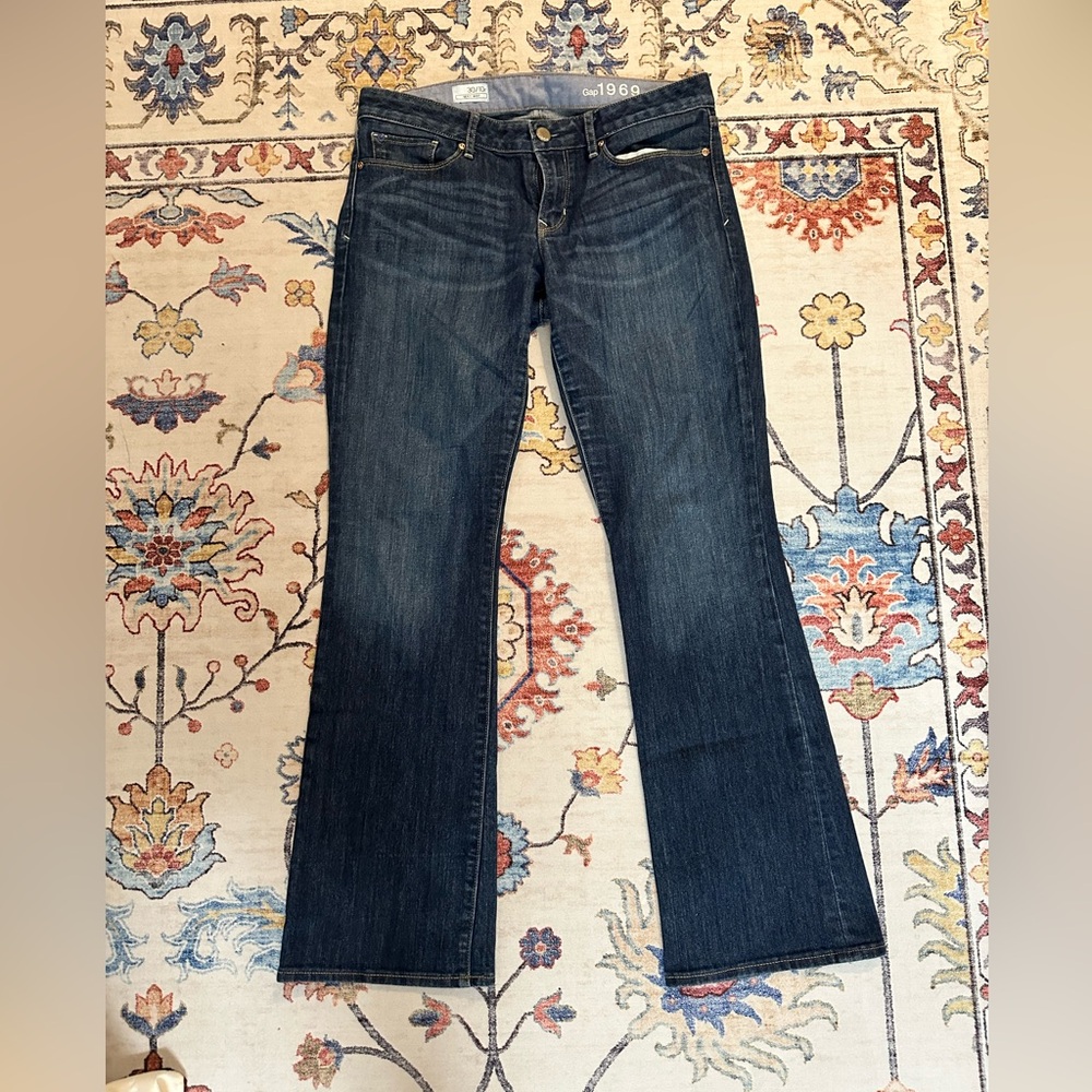 GAP Dark Blue Boot Cut Jeans